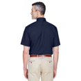 thumbnail image 2 of Harriton Chemise à Manches Courtes en Sergé pour Hommes Easy BlendTM avec Libération de Taches, 2 of 3