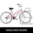 thumbnail image 2 of KFFKFF 111" Long All-Steel Bicycle Rack, Accommodates 9 Bikes, Single-Sided Stand for Garage, Street, and Yard Storage, 2 of 9