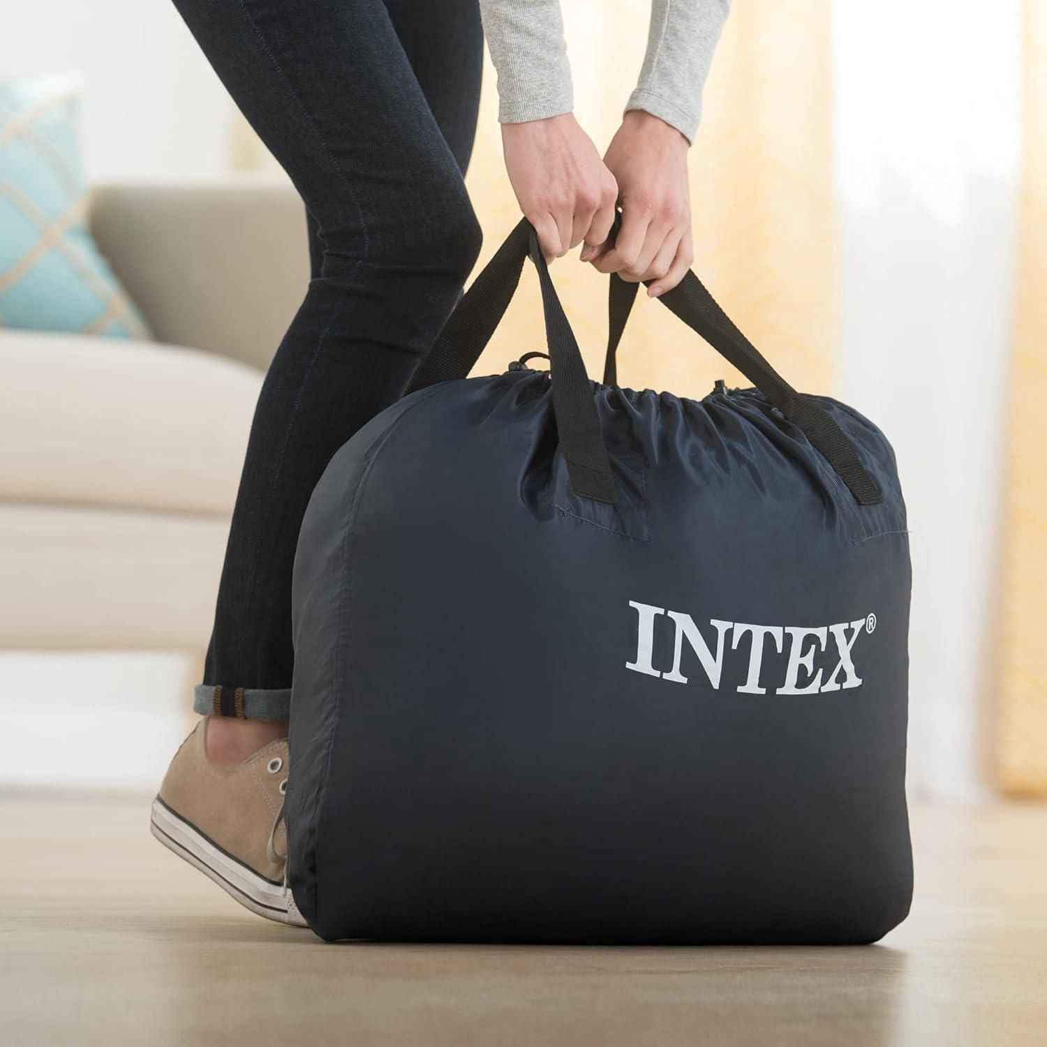Matelas pneumatique Intex Dura-Beam® Deluxe Ultra Plush Queen avec pompe électrique intégrée