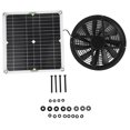 thumbnail image 1 of Solar Panel Fan Kit, Weatherproof Solar Powered Fan Solar Panel and High Speed Exhaust Fan DIY Cooling Ventilation Project for Chicken Coop, Greenhouse, Dog House, 1 of 9