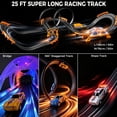 thumbnail image 2 of Electric Slot Car Race Track Sets with 4 High-Speed Racing Slot Cars Dual Racing Game with 2 Controllers Circular Overpass Track Featuring Flash Bridge Pendulum Gifts Toys for Boys Kids Age 6 7 8-12, 2 of 7