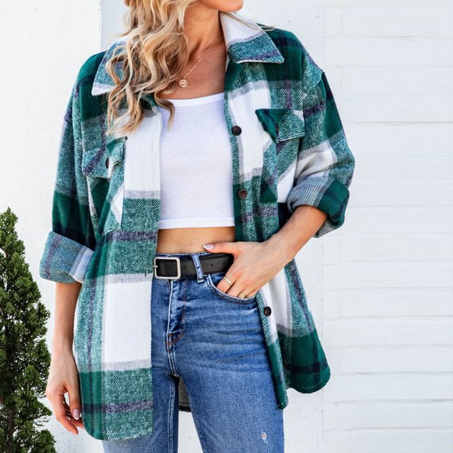 MASRIN Chandails en Molleton Graphiques pour Femmes Grande Taille Hauts pour Femmes Automne Décontracté Manches Longues Col Rond Chandails en Molleton avec Poches Couleur Unie Coupe Ample Blouse Chemises Femmes Manches Longues Hauts et Blouses