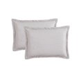 thumbnail image 3 of Nestl Ensemble de Housse de Couette, Design Réversible avec devant en Molleton Peluche Découpé et Dos en Microfibre Brossée Douce pour Couettes, Ensemble 3 Pcs avec Fermeture Éclair et Attaches, Housse de Couette Grand Lit, Gris Argenté, 3 of 8