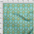 thumbnail image 2 of oneOone Tissu Polyester Lycra Rayé & Paisley Imprimé Ikat au Mètre 56 Pouces de Large, 2 of 4