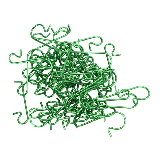 50Pcs S Hooks Novel Shape Wear Multi Functional with Metal Material for Christmas Decoration