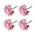 thumbnail image 1 of Baohd 4pcs/set Versatile And Realistic Flower For Home Decoration Wedding Artificial Flowers Fake Flower light pink purple 1Set, 1 of 6
