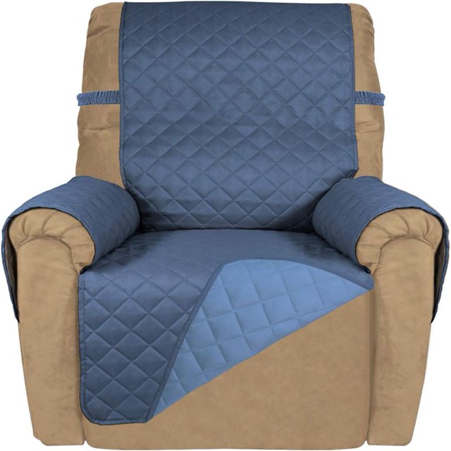 2024 Reversible Quilted Sofa Cover Water Resistant Slipcover Furniture Protector Washable Couch Cover with Non Slip Foam and Elastic Straps for Kids Dogs Pets (Small Pink/Beige)