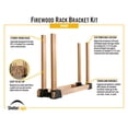 thumbnail image 5 of Kit de support de rangement à bois, 5 of 5