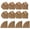 Brown V01, variant on Tnarru 100 Pieces Cone Filters Replacement Filters Coffee Cup Strainers Coffee Filter Papers for Pour over Coffee Maker Filter Cup White V02