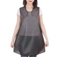 thumbnail image 2 of Hicess Apron Fastener Tape Fixation Back Mesh Design Waterproof Oilproof Leak-proof Breathable Sleeveless Apron Home Supply, 2 of 8