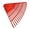 Red, variant on Almencla Garden Leaf Rake Head for Leaves, Grass, Simple Assembly with 21 Tines Red