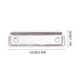 thumbnail image 2 of 15pcs Metal Clipboard Clips - Mountable Office Clips For A4 Clipboards, With Rubber Grip And Hanging Hole, Perfect For Classroom, Home, And Office Use, 2 of 8