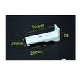 thumbnail image 4 of Rail de Rideau Flexible, Rail de Montage Mural Blanc pour Tringle à Rideau, Ensemble Flexible de 5 Pcs pour Habillage de Fenêtre, 4 of 6