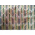 thumbnail image 3 of oneOone Coton Soie Tissu Imprimé à Rayures Style Ikat par la Cour 42 Pouces de Large, 3 of 3