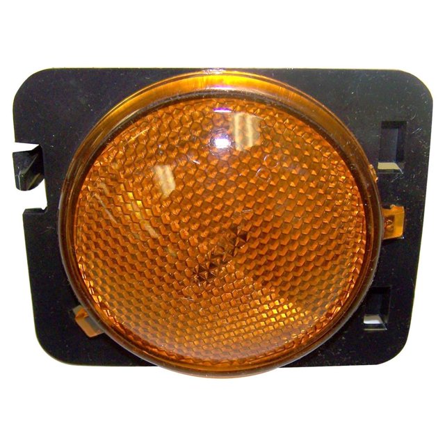 Convient 2007-2018 Jeep Wrangler JK Crown Automotive Lumière de Marqueur Latérale 55078144AA Lentille Ambrée; Simple