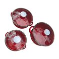 thumbnail image 2 of QualitChoice 3Pcs Enamel Mini Pot Set Universal Home Cookware Enamel Portable Set blue Cooking dark red, 2 of 6