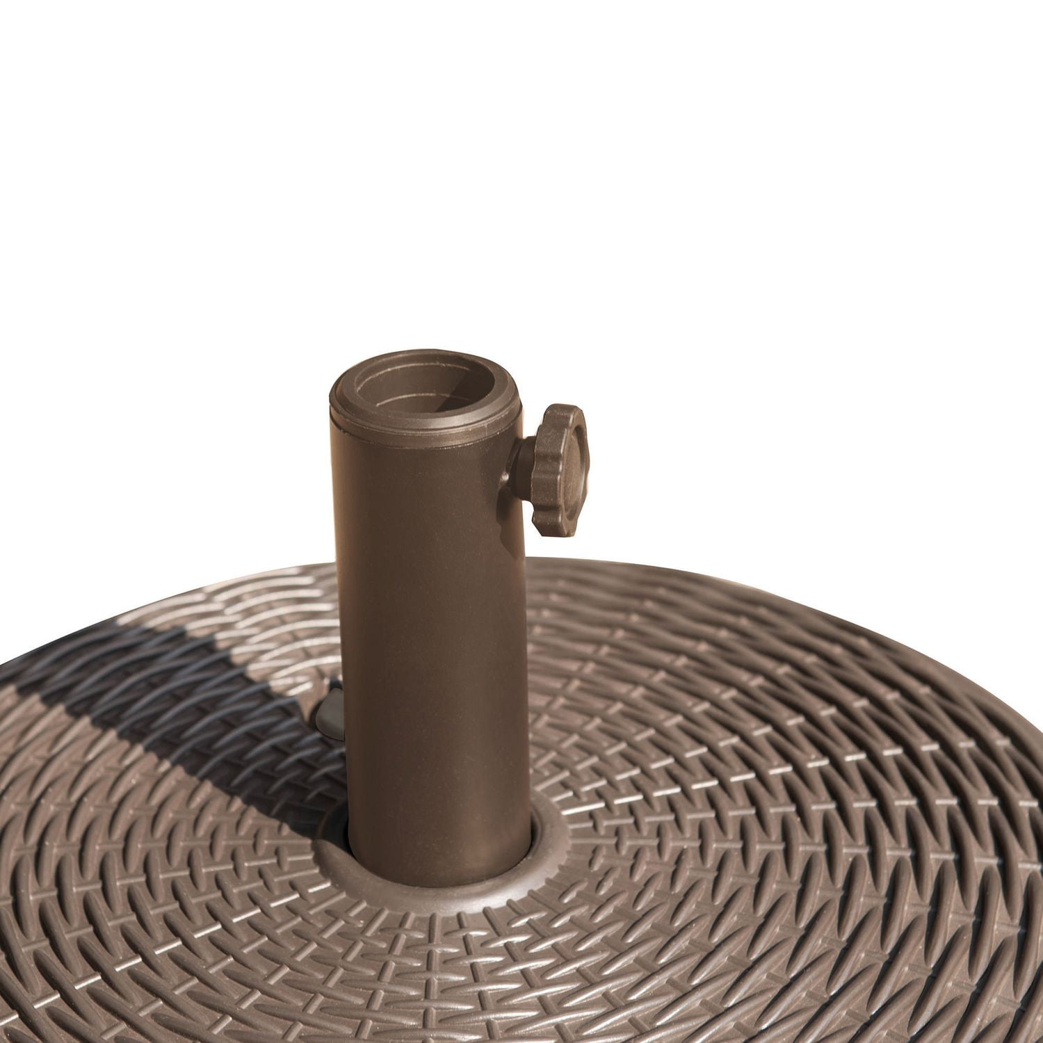 Base à remplir pour parasol de 7.5 pieds pour poteau de 1.5 à 1.9 pouces de diamètre avec tige de support en acier