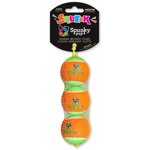 Squeaky Tennis Ball Dog Toys 3 pack