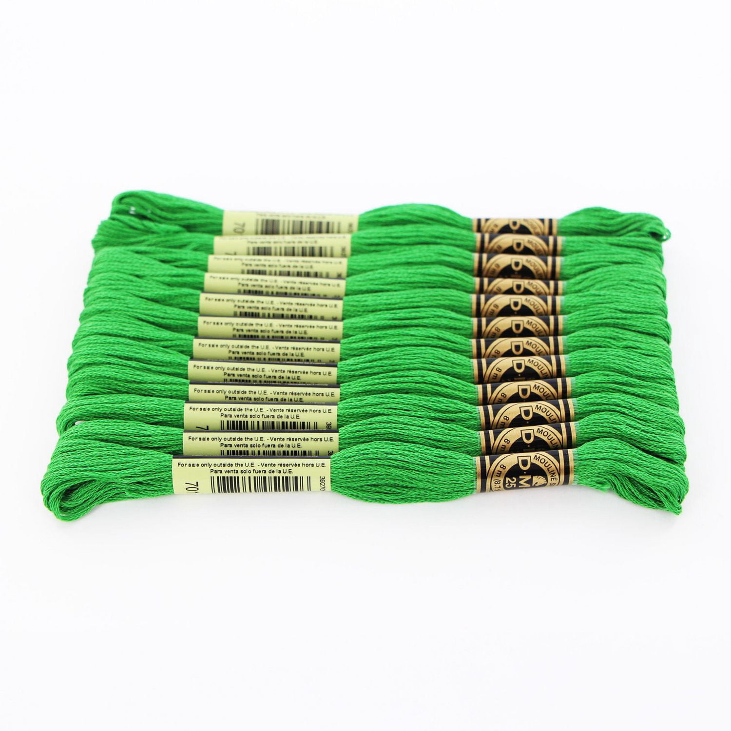 DMC à 6 brins fil à broder en coton 8 m (8.7 yd), vert