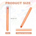 thumbnail image 2 of Orange Gel Highlighters, 6 Pack Gel High Lighters No Bleeds Highliters Pens Wax Crayon Neon Clear View Bright Marker Pen Twist Up Gel Stick Cute for Books Office Adults, 2 of 6