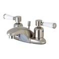 thumbnail image 1 of Kingston Brass FB8628DPL 4 in. Paris Centerset Lavatory Faucet, Brushed Nickel, 1 of 1