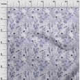 thumbnail image 3 of oneOone Georgette Viscose Medium Purple Fabric Floral Sewing Material Print Fabric By The Yard 42 Inch Wide, 3 of 4
