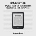 thumbnail image 3 of Kobo Clara BW - eBook reader - 16 GB - 6" E Ink Carta 1300 (1448 x 1072) - touchscreen - Bluetooth, Wi-Fi 5, 3 of 5
