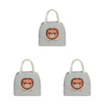 thumbnail image 4 of Transemion Stay Organized With Large Capacity For Home Or Office Large Capacity Design Lunch Bags For Women Bag grey 1 3Set, 4 of 6