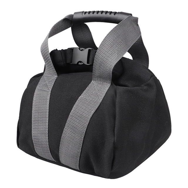Sac de Sable Kettlebell en Toile Ajustable avec Poignée pour Mise en Forme, Entraînement à la Maison, Yoga