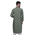 thumbnail image 4 of Atasi Kurta Décontractée Imprimée à Col Mandarin Chemise Ethnique Longue Kurta Asymétrique, 4 of 6