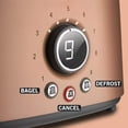 thumbnail image 4 of Sencor STS-6056GD 2-Slice Premium Metallic Toaster with Digital Button and Toaster Rack (Gold), 4 of 4