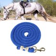 thumbnail image 1 of 2m Horse Lunge Line Sturdy Anti Breakage Rope with Hook for Walking Handling, PP Stainless Steel Material, 1 of 7