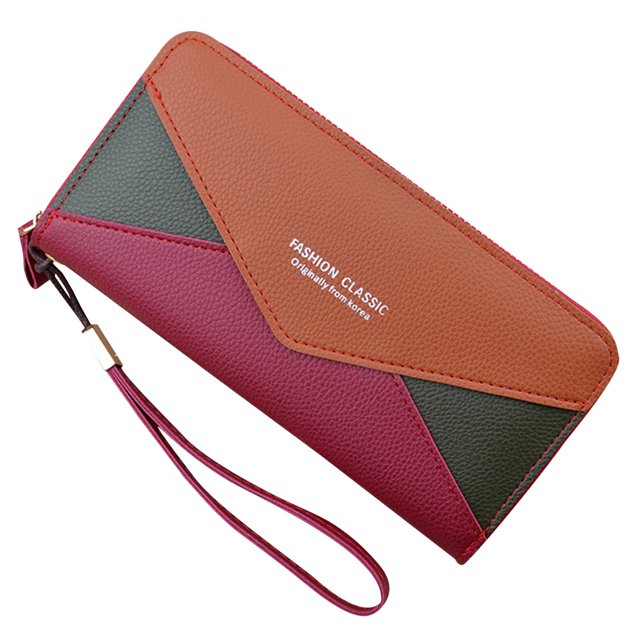 Coofit Change Sac à Main Mode Zip Pompon Téléphone Sac à Main Pochette Portefeuille pour les Femmes