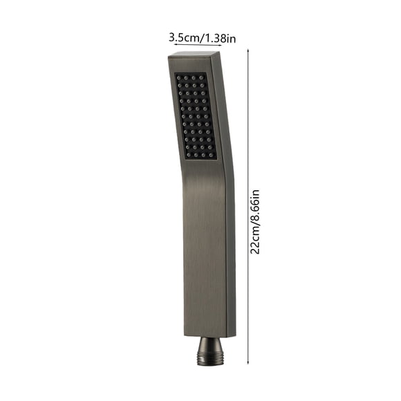 Pommeau de Douche Haute Pression, Pommeau de Douche à Main en Acier Inoxydable, Pulvérisateur Amplificateur pour Hôtel Appartement Maison Salle de Bain