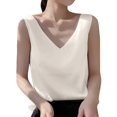 thumbnail image 1 of HNMKIU Tank Tops For Women Plus Size Fashionable V Neck Loose Pullover Tank Tops For Women With Sleeveless Tops, 1 of 4