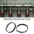 thumbnail image 4 of 4 Pack Split Ring Pipe Hanger, 160mm/6.3inch Adjustable Pipe Bracket Clamp, 4 of 6