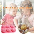 thumbnail image 1 of Oleegame 2PC Cookie Mold Craft Cake Fondant Silicone Tools Candy Sugar Tools Cake 1PC Cake Mould Pink, 1 of 8