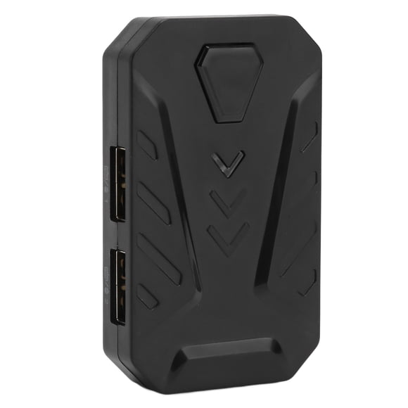 Keyboard Mouse Converter, Burst Function Game Controller Adapter Support Custom Keys Portable Wired Connection for Video Game