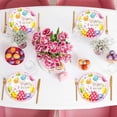 thumbnail image 1 of 16 Count Easter Paper Plates Easter Dinnerware Sets With Easter Eggs Bunny For Spring Holiday Easter Party Supplies Disposable Platters Set, 1 of 6