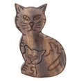 thumbnail image 1 of Matr Boomie HMEAEH333-704508 Handmade & Fair Trade Mama Cat Puzzle Box, 1 of 2