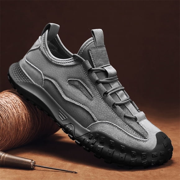 XIMIN Sport Shoes for Women Men Summer Running Walking Non Slip Sneaker Athletic Lightweight Breathable Plantar Fasciitis Wide Width Casual Sneaker (9-9, Grey)