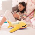 thumbnail image 4 of Jouet en Peluche Avion de Simulation 40 cm Grande Taille - Coussin Dorsal Doux pour Dormir, 4 of 4
