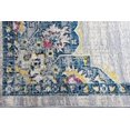 thumbnail image 3 of Ladole Rugs Géode Style Antique Polypropylène Intérieur Durable Tapis Traditionnel Tapis Moquette en Turquoise Gris, 3 of 4