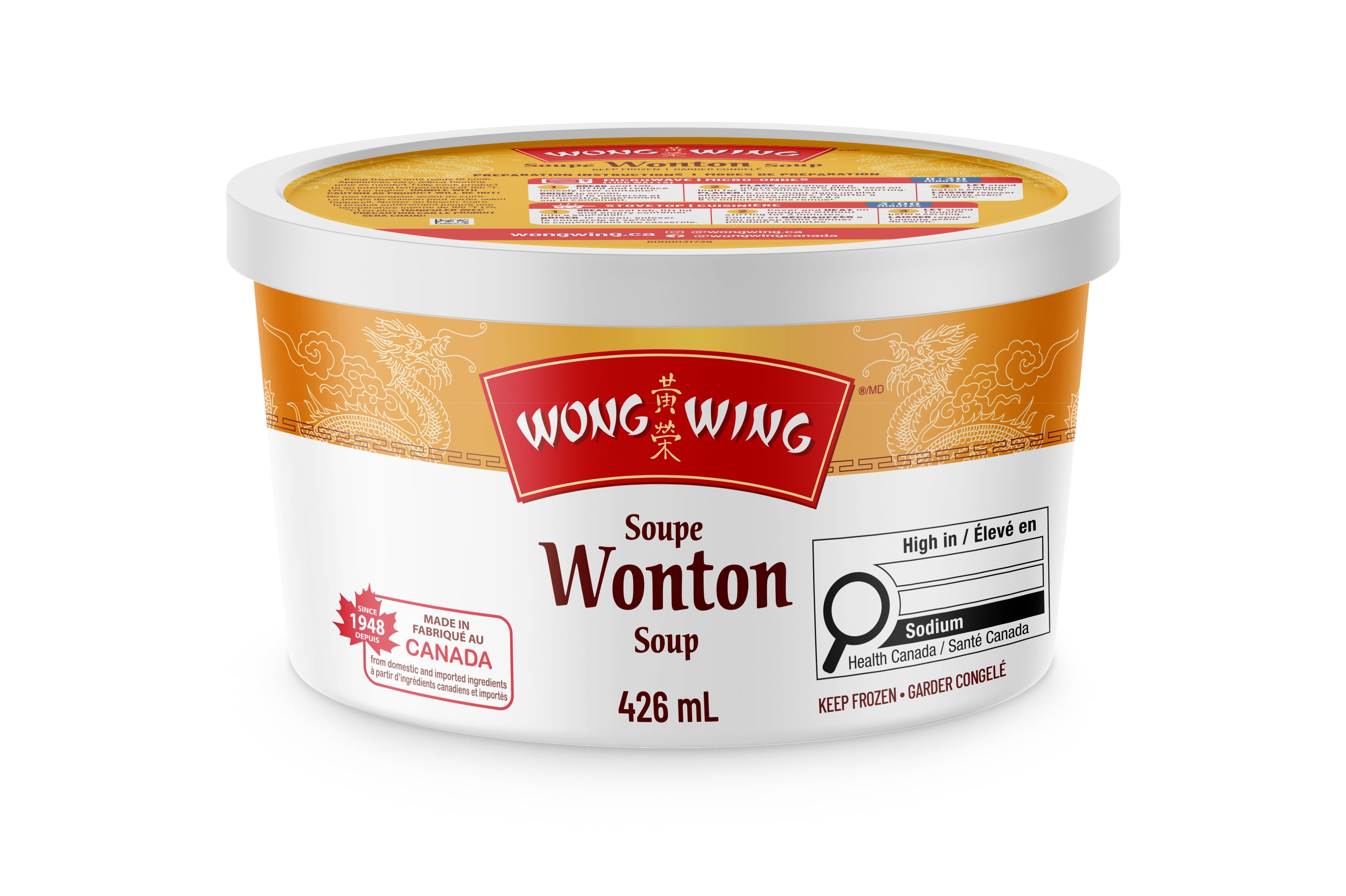 Wong Wing Won Ton Soup, 426 ml