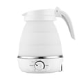 thumbnail image 1 of Foldable Kettle 0.6L Travel Silicone Stainless Steel Base Camping Kettle, 1 of 8