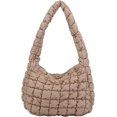 thumbnail image 1 of Puffer Shoulder Bag for Women Quilted Puffy Lightweight Nylon Handbag Large Padded Soft Purse, 1 of 7