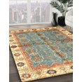 thumbnail image 2 of Ahgly Company Indoor Rectangle Abstract Ginger Brown Green Oriental Area Rugs, 4' x 6', 2 of 6