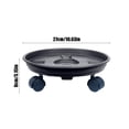 thumbnail image 3 of Plateau de Pot de Plante avec Roues, Soucoupe Mobile en Plastique Robuste pour Pot de Fleurs, pour la Collecte d'Eau Intérieure et Extérieure et la Protection du Plancher, 3 of 6