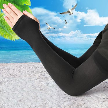 Mosiee Ice Silk Sleeve Sunscreen Wrist Sleeves Breathable Covers Uv Protection For Cycling Driving Outdoor Camping Hiking