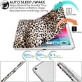 thumbnail image 2 of iPad Mini 7.9 Inch 5 Gen [ Mini 5th Generation 2019 ] A2133 A2124 A2126 MUXH2LL/A MUXF2LL/A MUXG2LL/A Trifold Printed PC Lightweight Protective Clear Back Cover - Leopard, 2 of 8